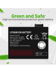 Batería de Reemplazo SHENMZ W-20 5040mAh para NETGEAR Nighthawk 5G 2