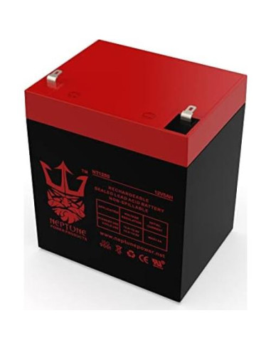 Batería Recargable SLA 12V 5Ah Neptune NT1250 para Alarmas