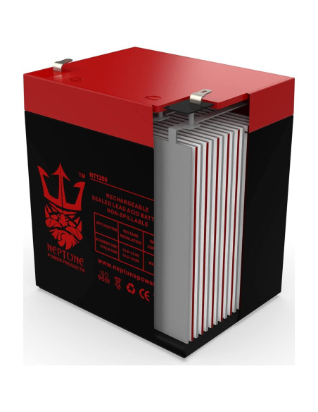 Batería Recargable SLA 12V 5Ah Neptune NT1250 para Alarmas