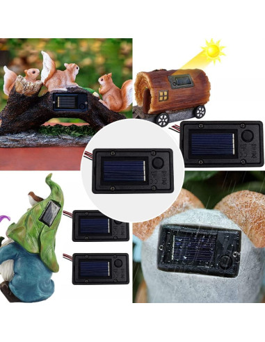 Caja de Batería Solar AQEENURA para Linternas Colgantes 4PCS