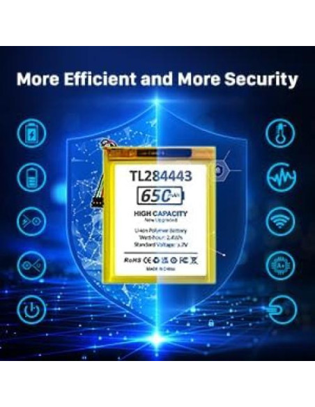 Batería TL284443 Li-ion 650mAh para Termostato Nest 2 3 Gen