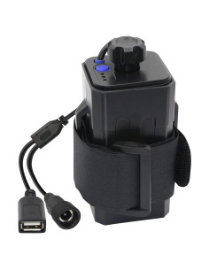 Carcasa de Batería Impermeable PNGKNYOCN 8.4V para 4x 18650