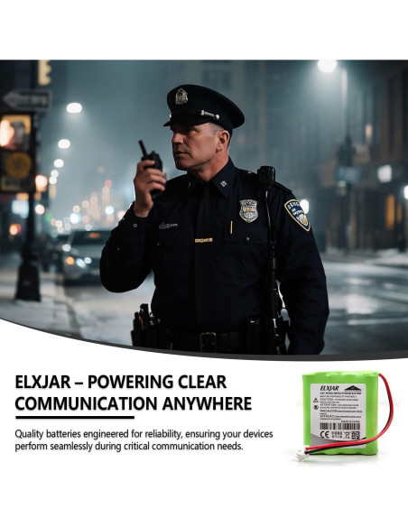 Batería de Reemplazo Ni-MH 4.8V 800mAh elxjar para Standard Horizon HX100