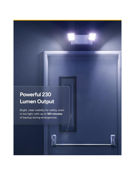 Luces de Emergencia LED Sunco 6 Paquete 90 Minutos 120-277V