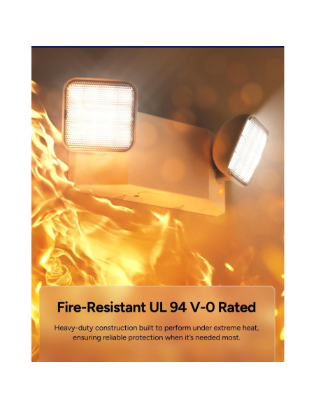 Luces de Emergencia LED Sunco 6 Paquete 90 Minutos 120-277V