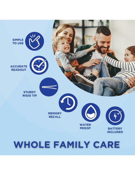 Termómetro Digital Veridian 08-918 | Lectura 60 Segundos | Alerta de Fiebre