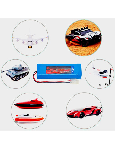 Batería Recargable NiMH 7.2V 3800mAh GEILIENERGY + Cargador