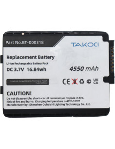 Batería de Reemplazo Zebra BT-000318 4550mAh 3.7V Li-ion 2