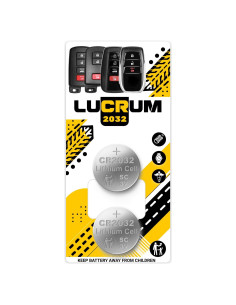 Batería CR2032 Lucrum para Llave Toyota - Paquete de 2