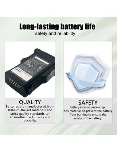 Batería de 7000mAh Li-ion DMEYMIN para escáner Zebra MC93