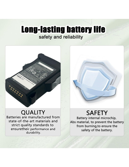 Batería de 7000mAh Li-ion DMEYMIN para escáner Zebra MC93