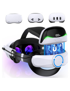 Correa para cabeza VR KawayeReal con batería 6700mAh y almohadilla