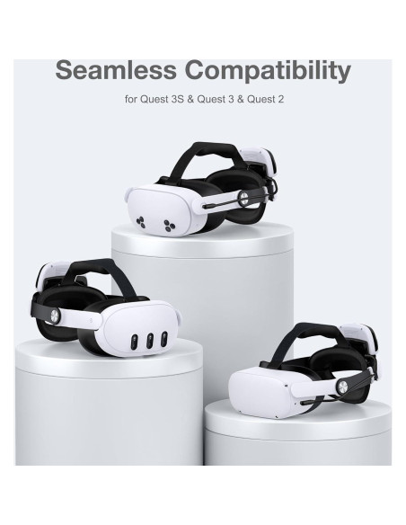 Correa para cabeza VR KawayeReal con batería 6700mAh y almohadilla