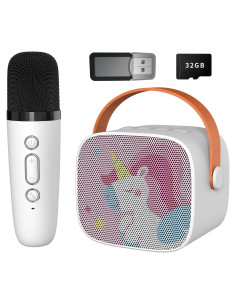 Mini máquina de karaoke Snowall Bluetooth con micrófono