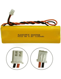 Batería de Emergencia Ni-CD 4.8V 1100mAh GLESOURCE 2 Piezas 2