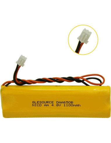 Batería de Emergencia Ni-CD 4.8V 1100mAh GLESOURCE 2 Piezas