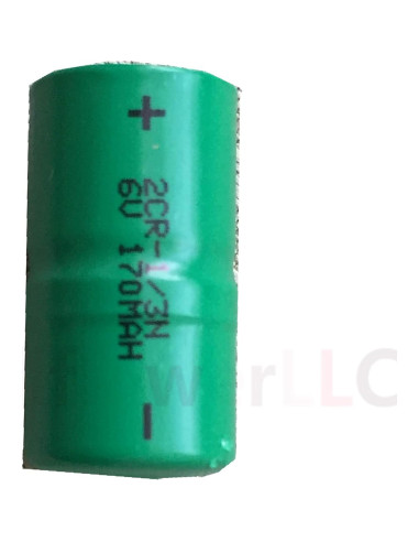 Batería de Litio 6V Hillflower 2CR1/3N Larga Duración