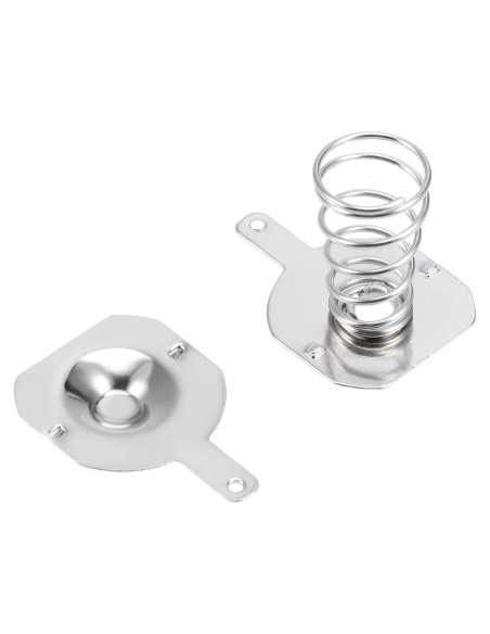 Placa de Contacto de Batería 18650 uxcell - 20 Pares 16.5x16mm