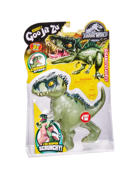Giganotosaurus Estirable Heroes de Goo Jit Zu - Jurassic World