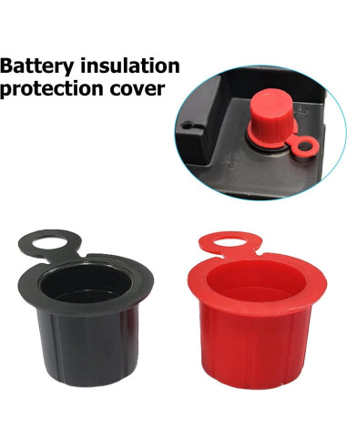 Cubierta de Terminal de Batería Mandark, 4PCS, Aislante Universal