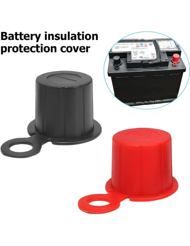 Cubierta de Terminal de Batería Mandark, 4PCS, Aislante Universal