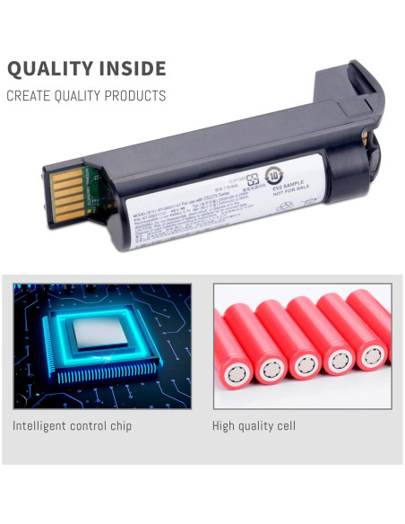 Batería de Reemplazo Li-ion Zebra DS22 DS2278 2500mAh 3.7V