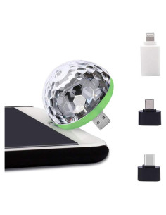 Mini Luz de Fiesta USB Ytuomzi RGB Controlada por Sonido