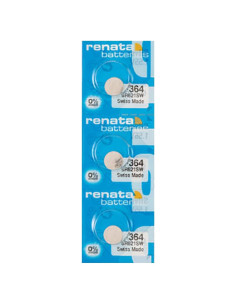 Baterías de Reloj Suizo Renata 364 SR621SW - 3 Piezas 1.55V