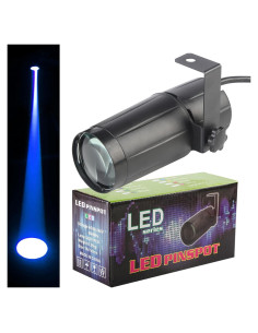 Luz de bola de discoteca Jinda Audio LED 3W azul