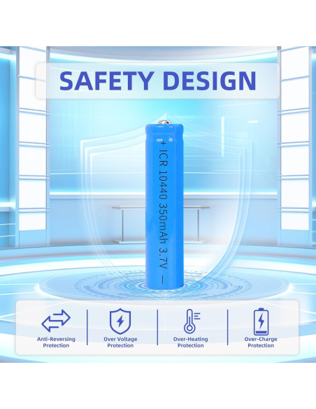 Baterías recargables 10440 Horbupa 3.7V 350mAh Paquete de 4