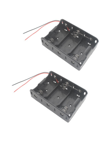 Soporte de Batería D OZXNO 3 Ranuras 4.5V 2 Pcs