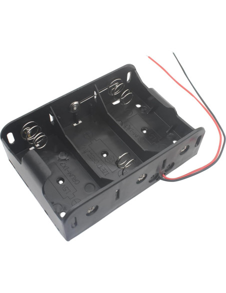 Soporte de Batería D OZXNO 3 Ranuras 4.5V 2 Pcs
