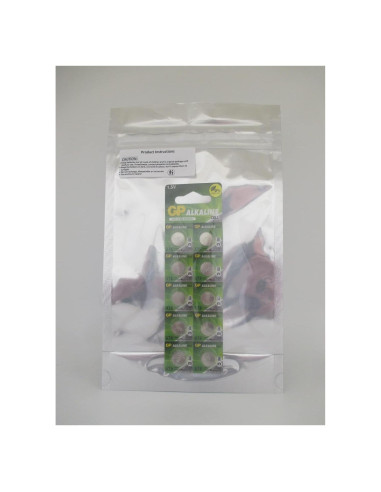 10 Baterías GP AG13 A76 LR44 1.5V - GDP