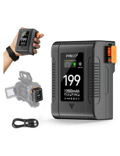 Batería V-Mount Mspalocell 199Wh 13.5A con D-Tap y USB