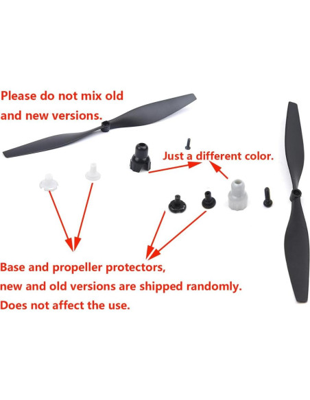 Hélices de Repuesto YoungRC para Avión RC 400mm con Protectores