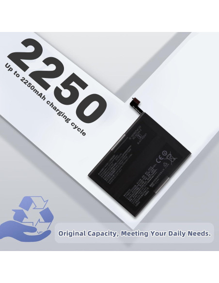 Batería de Reemplazo BLP827 para OnePlus 9 Pro 5G 2250mAh