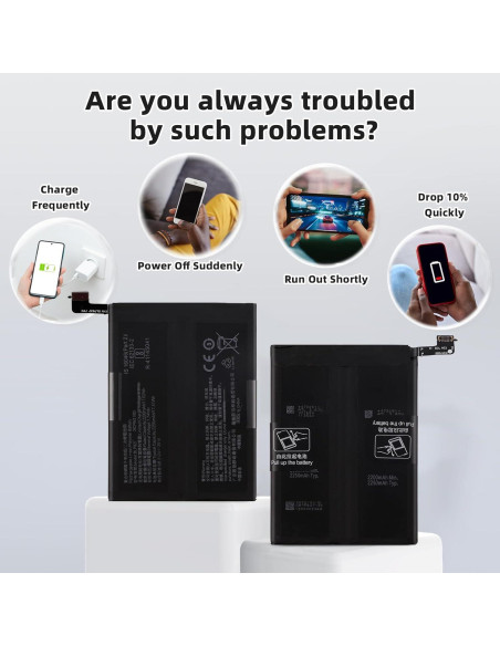 Batería de Reemplazo BLP827 para OnePlus 9 Pro 5G 2250mAh