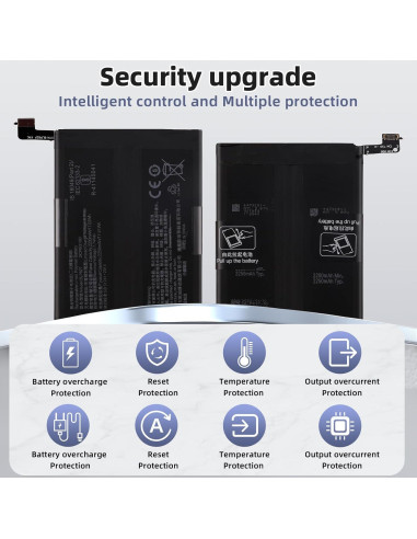 Batería de Reemplazo BLP827 para OnePlus 9 Pro 5G 2250mAh