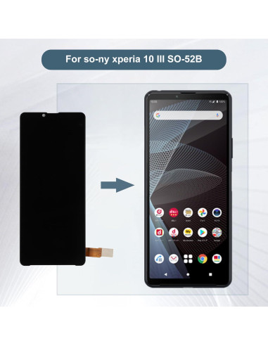 Pantalla Táctil TFT Reemplazo Sony Xperia 10 III 6.0" Negro
