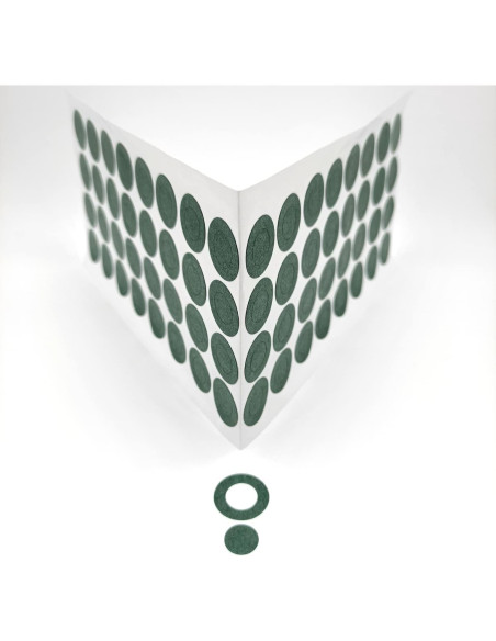 320 Anillos Aislantes Batería Litio 21700 JichuET Verde