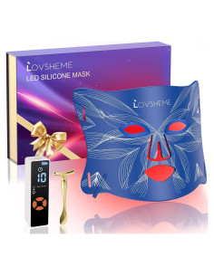 Máscara de Terapia de Luz Roja Lovsheme para Rejuvenecimiento Facial