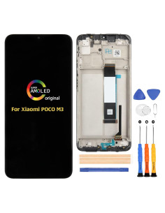 Pantalla LCD Táctil A-MIND para Xiaomi Poco M3 6.53" Negro