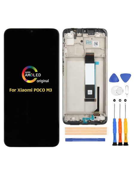 Pantalla LCD Táctil A-MIND para Xiaomi Poco M3 6.53" Negro
