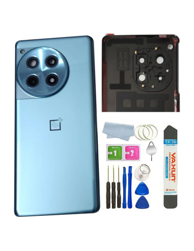 Cristal Trasero Reemplazo OnePlus 12R 5G Azul Frío + Herramientas
