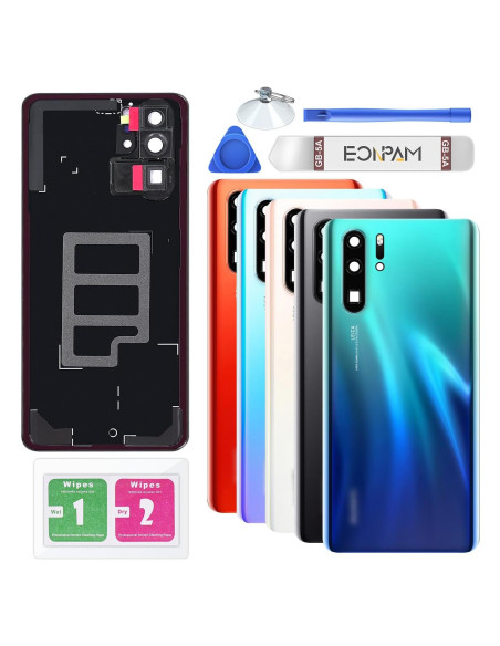 Cristal Trasero Huawei P30 Pro Aurora + Kit de Herramientas