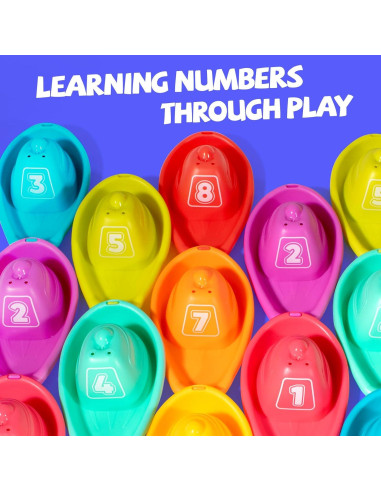 Juguetes de Baño Dinosaurios Hely Cancy 12 Piezas Sin Agujeros