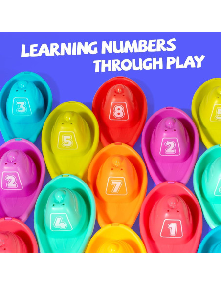 Juguetes de Baño Dinosaurios Hely Cancy 12 Piezas Sin Agujeros