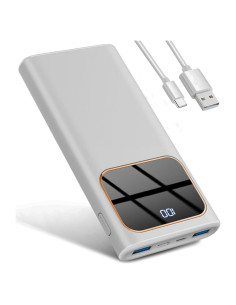 Cargador Portátil 10000mAh Carga Rápida 15W 4 Salidas Tipo-C