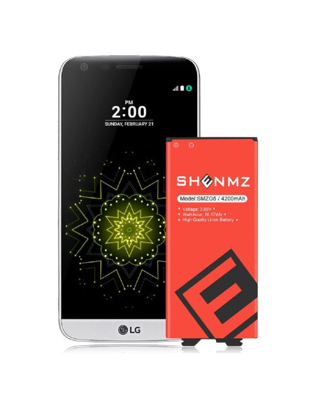 Batería de Litio 4200mAh SHENMZ para LG G5 BL-42D1F
