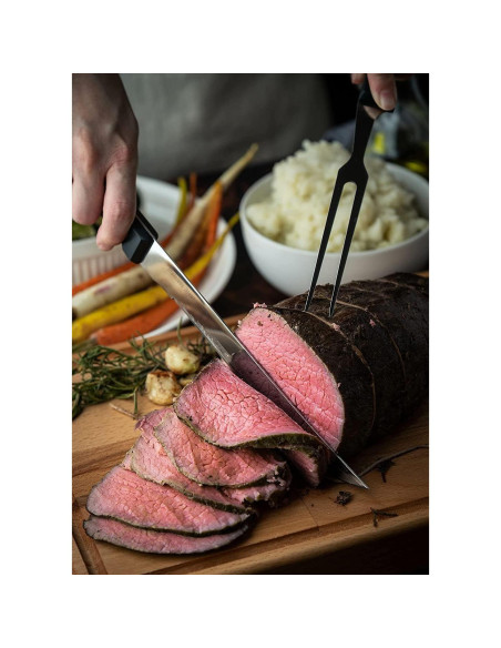 Juego de Cuchillo y Tenedor para Cortar Carne MIAVVO 20.32 cm